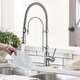 preview thumbnail 6 of 87, WOWOW Single Handle Gooseneck Pull Down Sprayer Kitchen Faucet