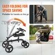 preview thumbnail 7 of 12, Folding Knee Scooter Leg Recovery Scooter for Broken Ankle Foot Injuries