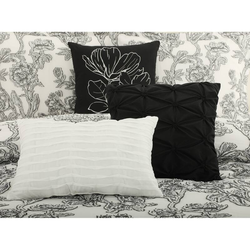 Nanshing Meritt 7 Piece Modern Floral Comforter Set Bed Bath & Beyond