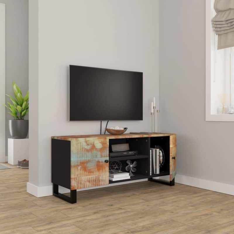 vidaXL TV Stand 41.3"x13"x18.1" Solid Wood Mango