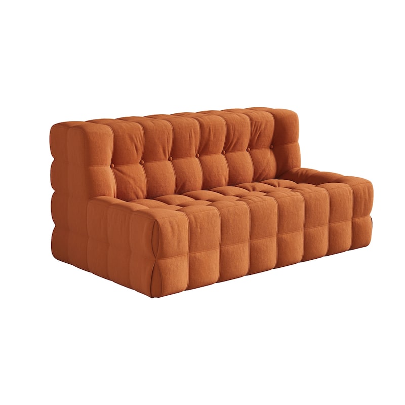 JASIWAY Modern Corduroy Fabric Upholstered Sofa