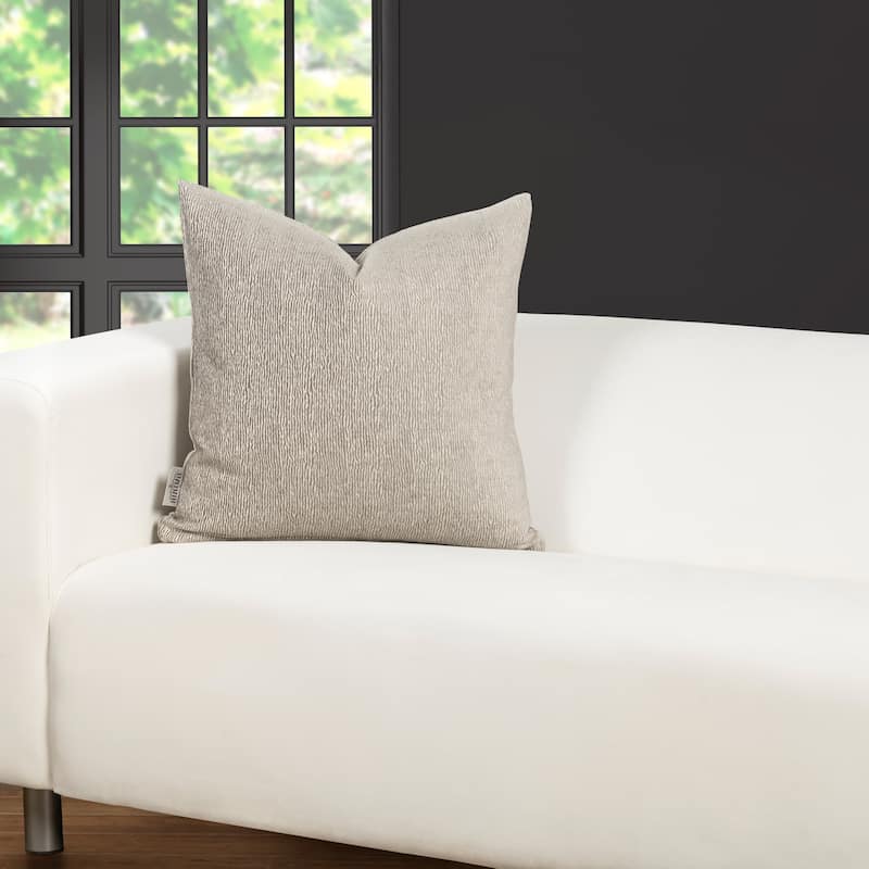 F. Scott Fitzgerald Time Square Platinum Throw Pillow