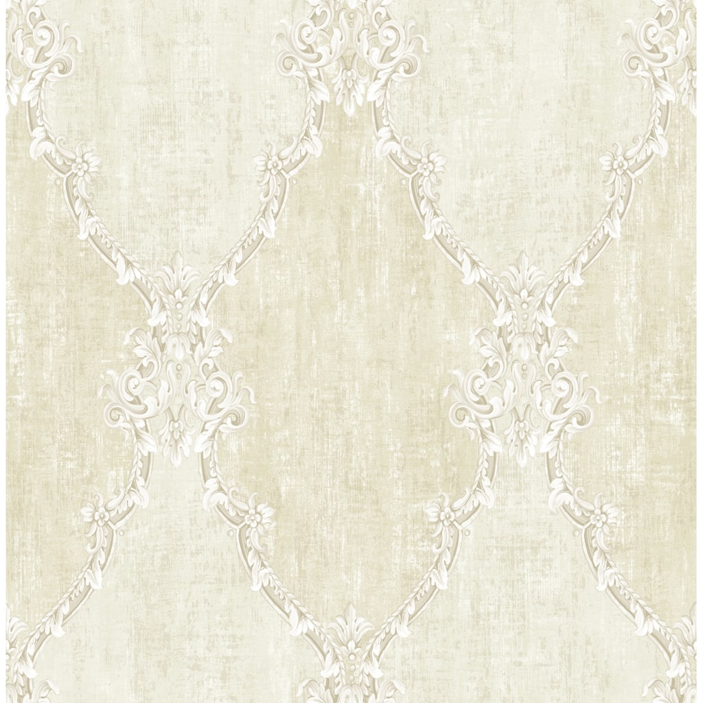 Seabrook Designs Erhard Ogee Framework Unpasted Wallpaper