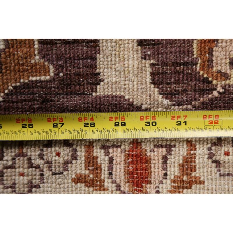 Floral Peshawar Oriental Area Rug Handmade Traditional Wool Carpet - 8'2" x 9'10"