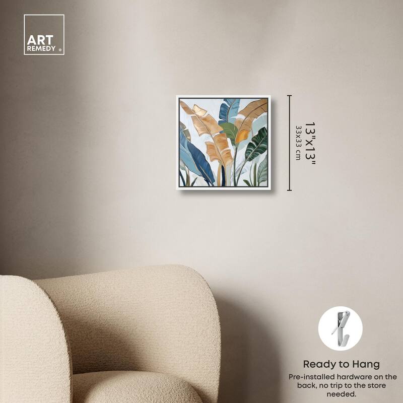 Paradise Fronds I Canvas by Art Remedy