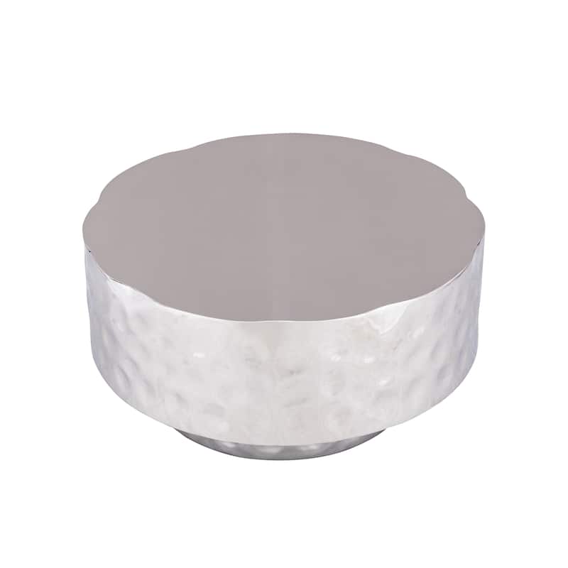 CT-90-25-30 Coffee Tables in Gold, Silver and Copper - RR TABLES - Silver