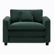 preview thumbnail 35 of 45, Organnice 40" Chenille Lounge Chair for Reading, Modern Couch Cozy Sofa Bed with Ottoman, Living Room Single Sofa Accent Chair