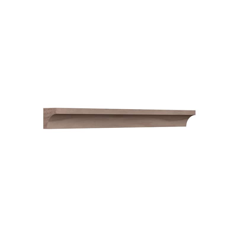 WM100: 11/16-in D x 11/16-in W x 96-in L Americraft Solid Hardwood Stain Grade Cove Moulding
