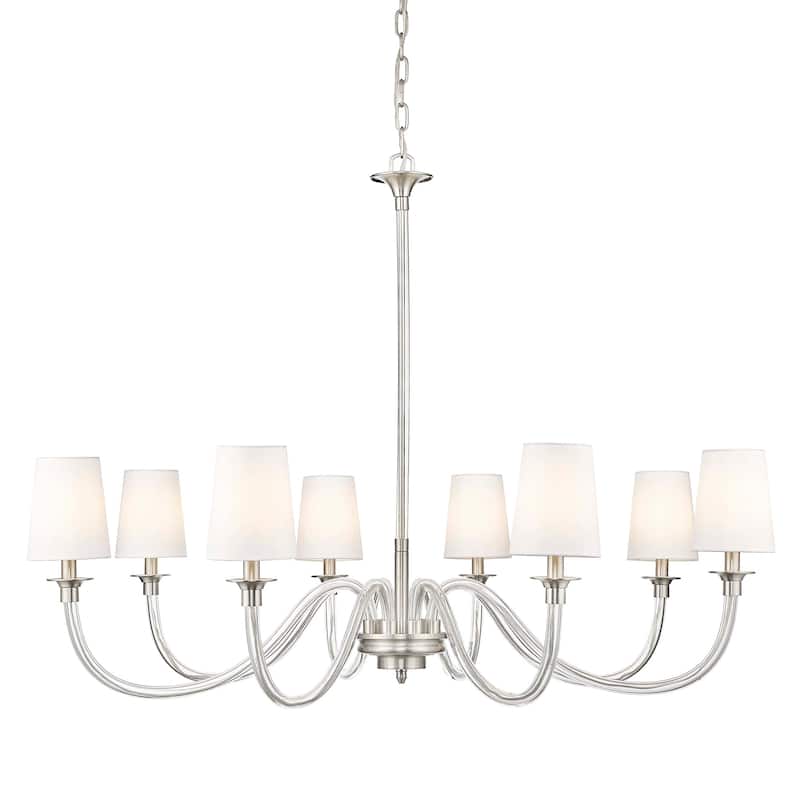 Z-Lite 1950-8 Katerina 8 Light 46" Wide Chandelier - Brushed Nickel