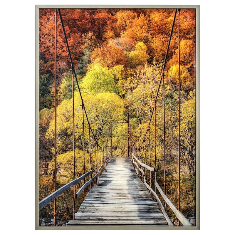 Yosemite Home Decor Glass Wall Art Woodlands