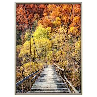 Yosemite Home Decor Glass Wall Art Woodlands