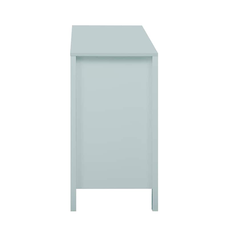 Storage Console Table with Adjustable Shelves