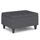 preview thumbnail 126 of 168, WYNDENHALL Elliot Transitional Table Ottoman