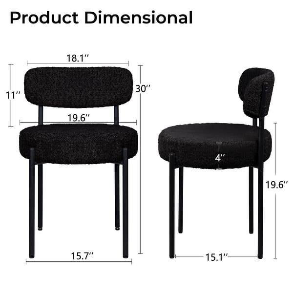Duhome Rubber Wood Dining Chairs Set Of 2, Slat Back Farmhouse Dining Room Chairs Side Chairs With Upholstered Seat Black