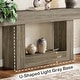 preview thumbnail 42 of 47, Farmhouse 2-Tier Entryway Table for Living Room, Hallway, Foyer