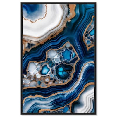 Azure Alveoli I Canvas by Art Remedy