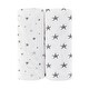 preview thumbnail 7 of 5, Baby Fitted Waterproof Crib Sheet Set 2 Pack Grey Stars