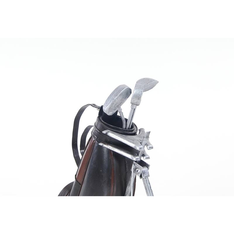 6.5" x 8" x 10" Black Golf Bag