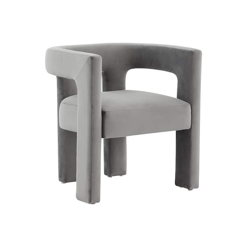 SAFAVIEH Couture Deandre Cut Out Accent Chair (Fully Assembled) - 24.8 IN W x 20.8 IN D x 26.8 IN H