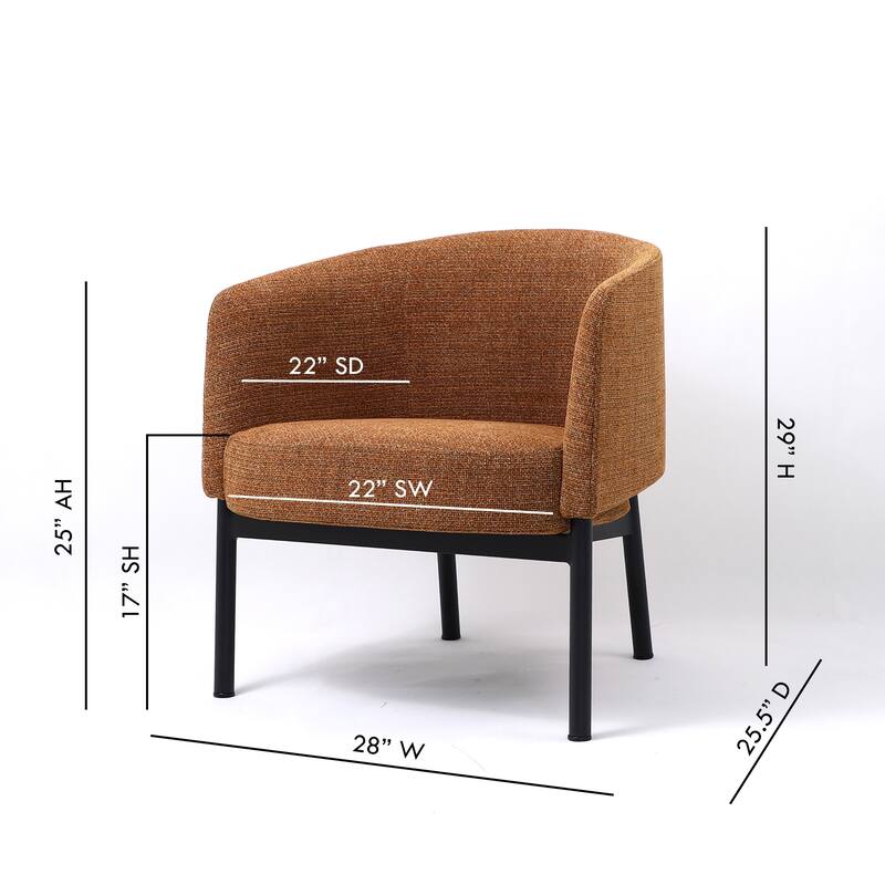 Modern Quark Arm Accent Chair
