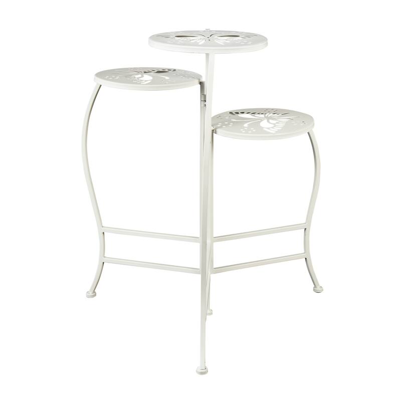 Metal Indoor Outdoor 3 Tier Floral Plantstand