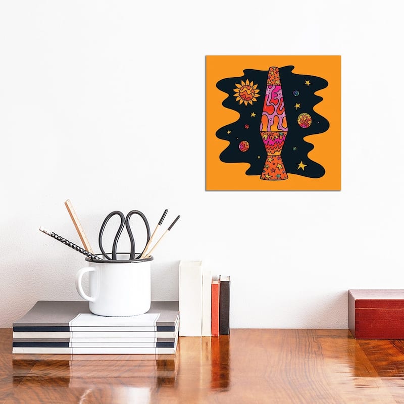 iCanvas "Leo Lava Lamp" by Doodle By Meg Canvas Print - 12x12x1.5