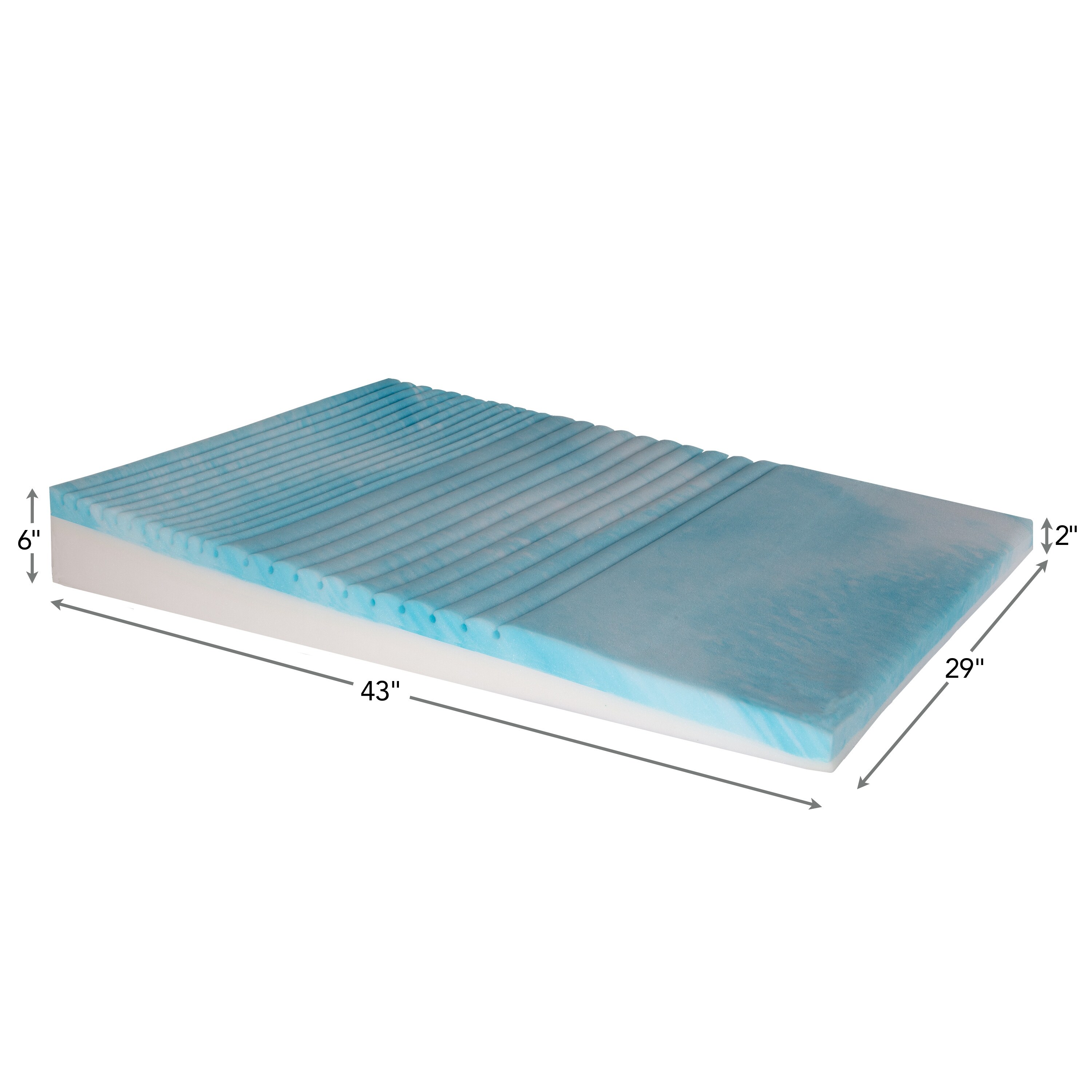 Broyhill Gel Memory Foam Body Wedge Pillow