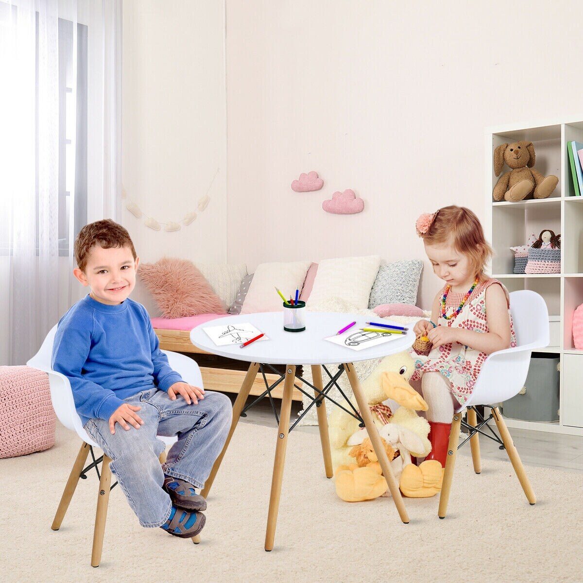 Circle kids chair sales