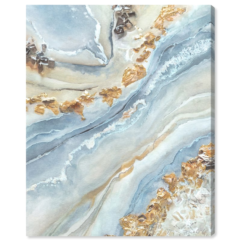 Art Remedy A Beautiful Fiction Gallery Wrapped Mineral, Agate & Geode 1 Piece Canvas Wall Art - 20 x 24