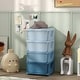 preview thumbnail 8 of 19, 4 Tier Kids Storage Unit, 4 Drawer Chest Toy Organizer Plastic Bins for Bedroom Nursery Living Room for Boys Girls Toddlers