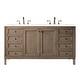 preview thumbnail 1 of 14, James Martin Vanities Chicago 60" Double Vanity, Whitewashed Walnut