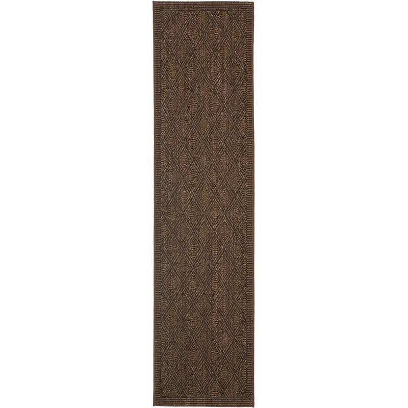 SAFAVIEH Palm Beach Tadako Trellis Sisal/ Jute Rug