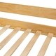 preview thumbnail 12 of 21, Solid Wood Twin Over Twin Bunk Bed with Removable Kids Play Tent