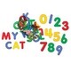 preview thumbnail 1 of 2, edxeducation Transparent Letters and Numbers - Mini Jar - Set of 36 - Multi Multi - Kids