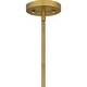 preview thumbnail 5 of 3, Stetson 1-Light Brushed Gold Mini Pendant