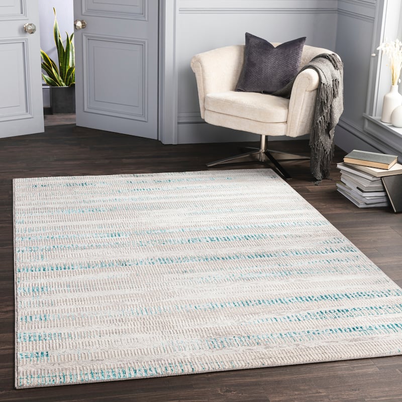 Livabliss Nyna Abstract Striped Area Rug
