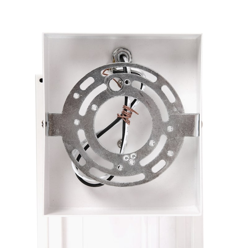Metal 1-Light Clear Glass Outdoor Wall Sconce Light
