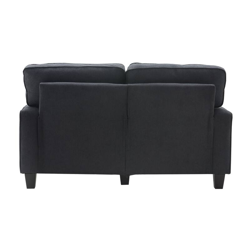 Serta Palisades Upholstered 61" Sofas for Living Room Modern Design Couch, Straight Arms, Tool-Free Assembly