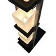 preview thumbnail 5 of 5, Escalier Floor Lamp - 61 Espresso Brushed Nickel On/Off Switch - Weathered Brass
