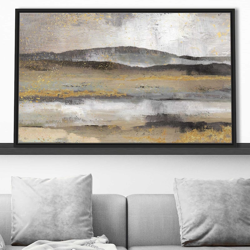 "Rolling Hills" by Nan Print on Floating Canvas