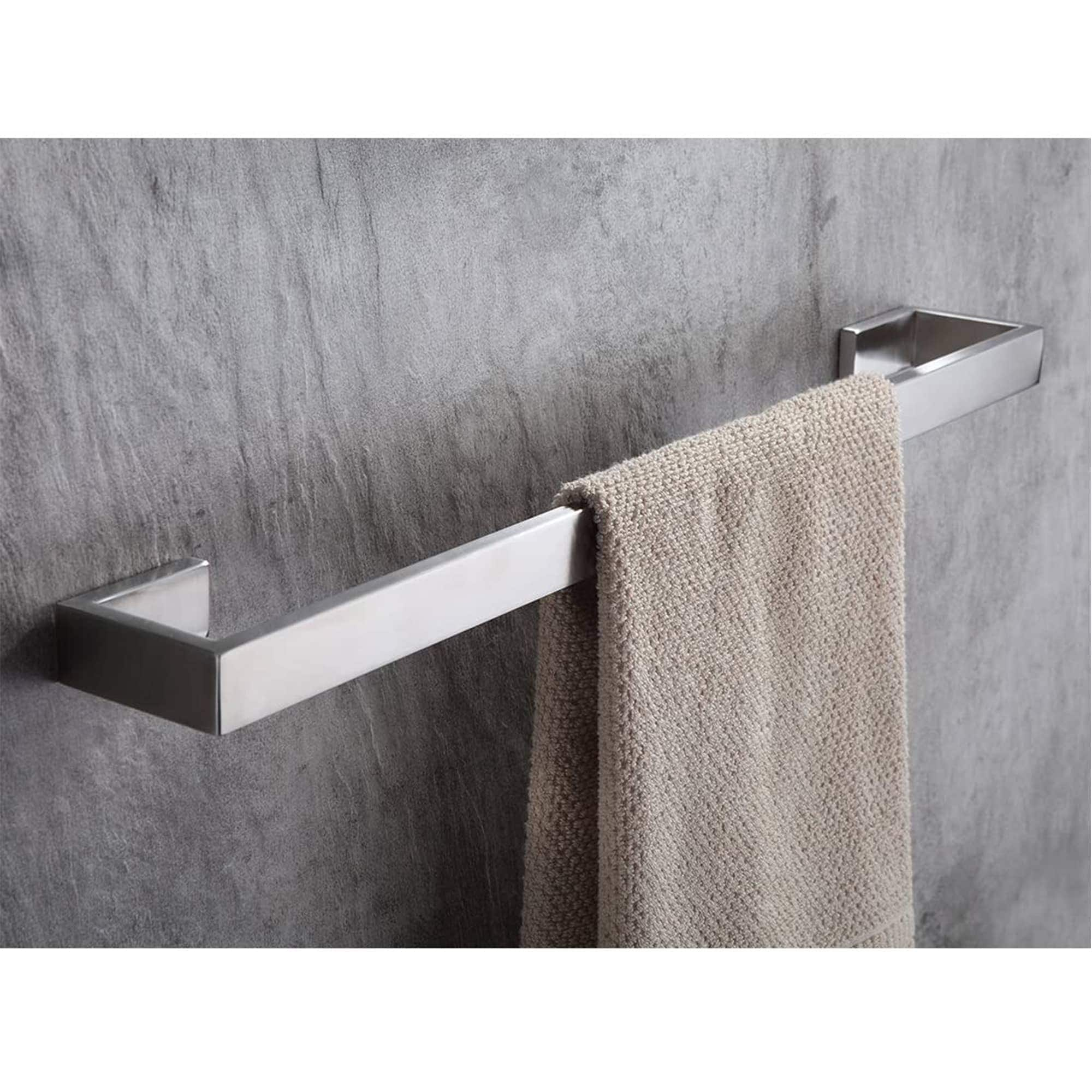 24.4'' Wall Mounted Towel Bar Stainless Steel Bathroom Hardware Hand Towel  Rack Bathroom Towel Holder Bathroom Accessories - On Sale - Bed Bath &  Beyond - 35537638