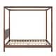 preview thumbnail 21 of 35, Walker Edison Minimalist Canopy King Bedframe
