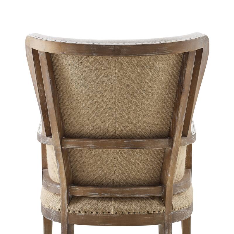 Steve Silver Glarus Two-tone Wingback Accent Chair