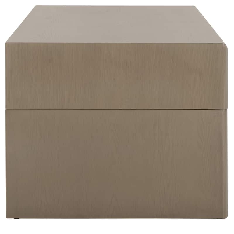 SAFAVIEH Home Collection Rune Coffee Table W/ Drawers - 47" L x 24" D x 20" H