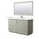 Option Light Green, Nickel Trim, Carrara Cult. Marble Top