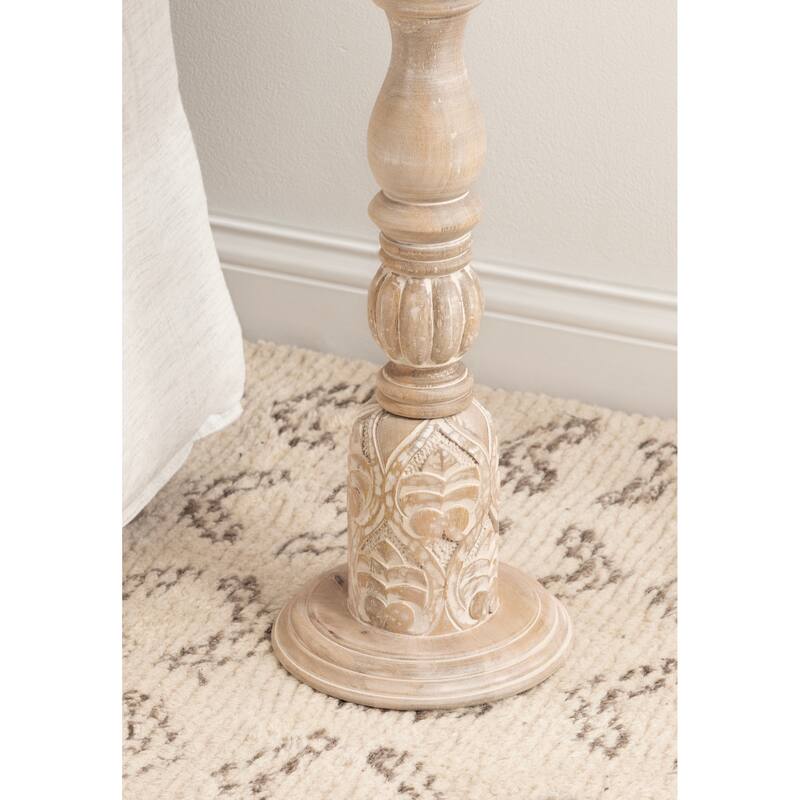 Kate and Laurel Hingham Wood Side Table - 16x16x24