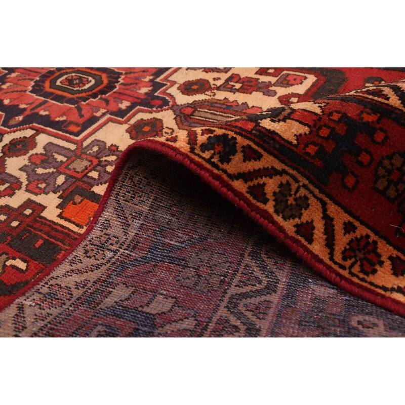 ECARPETGALLERY Hand-knotted Anadol Vintage Red Wool Rug - 5'0 x 9'11