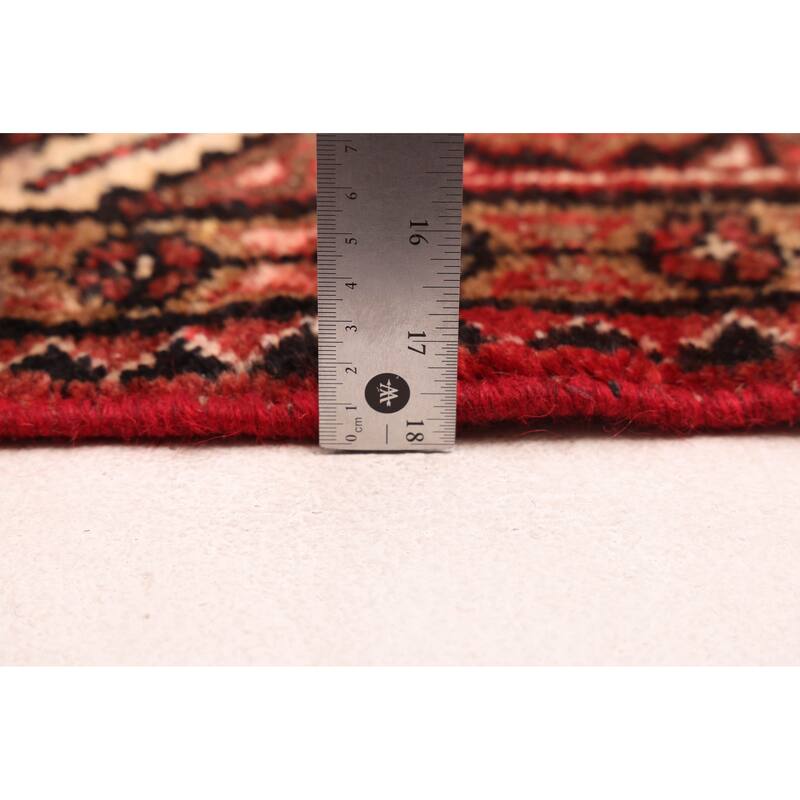 ECARPETGALLERY Hand-knotted Andelz Red Wool Rug - 5'4 x 11'4