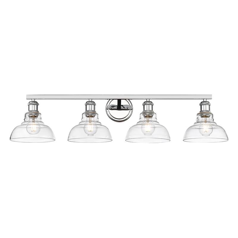 Yep by Golden Lighting Carver 4-light Vanity in Chrome