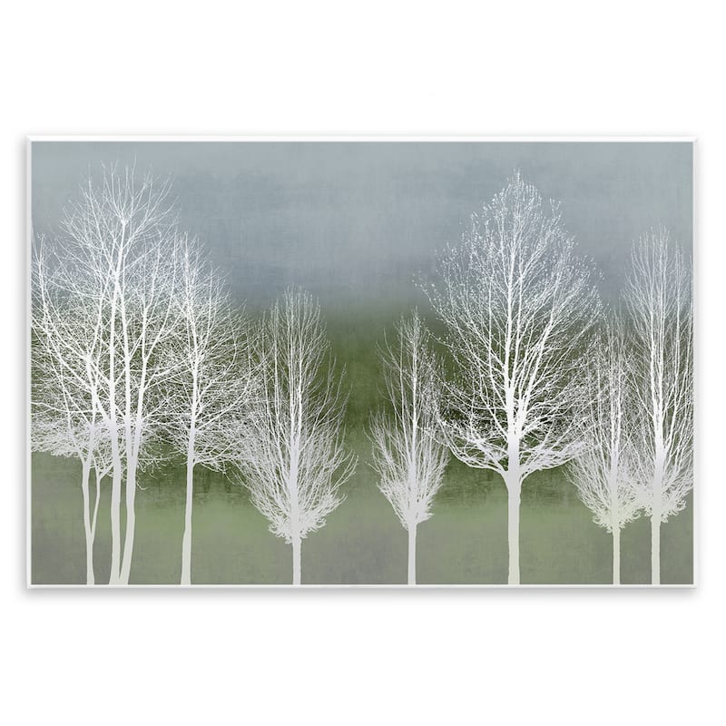 Stupell White Tree Impressions Wall Plaque Art Design By Kate Bennett - 19 x 13
